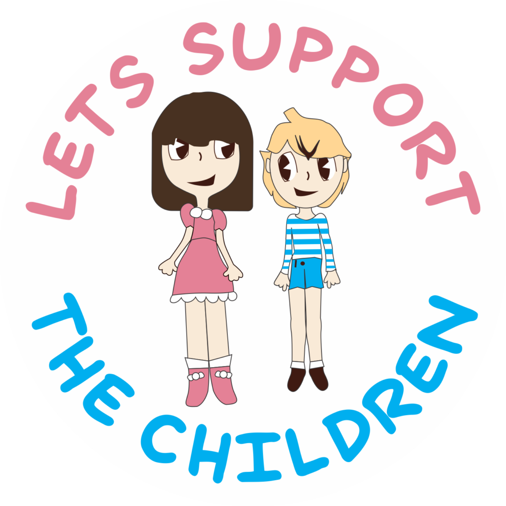 Logo Lets Support the Children